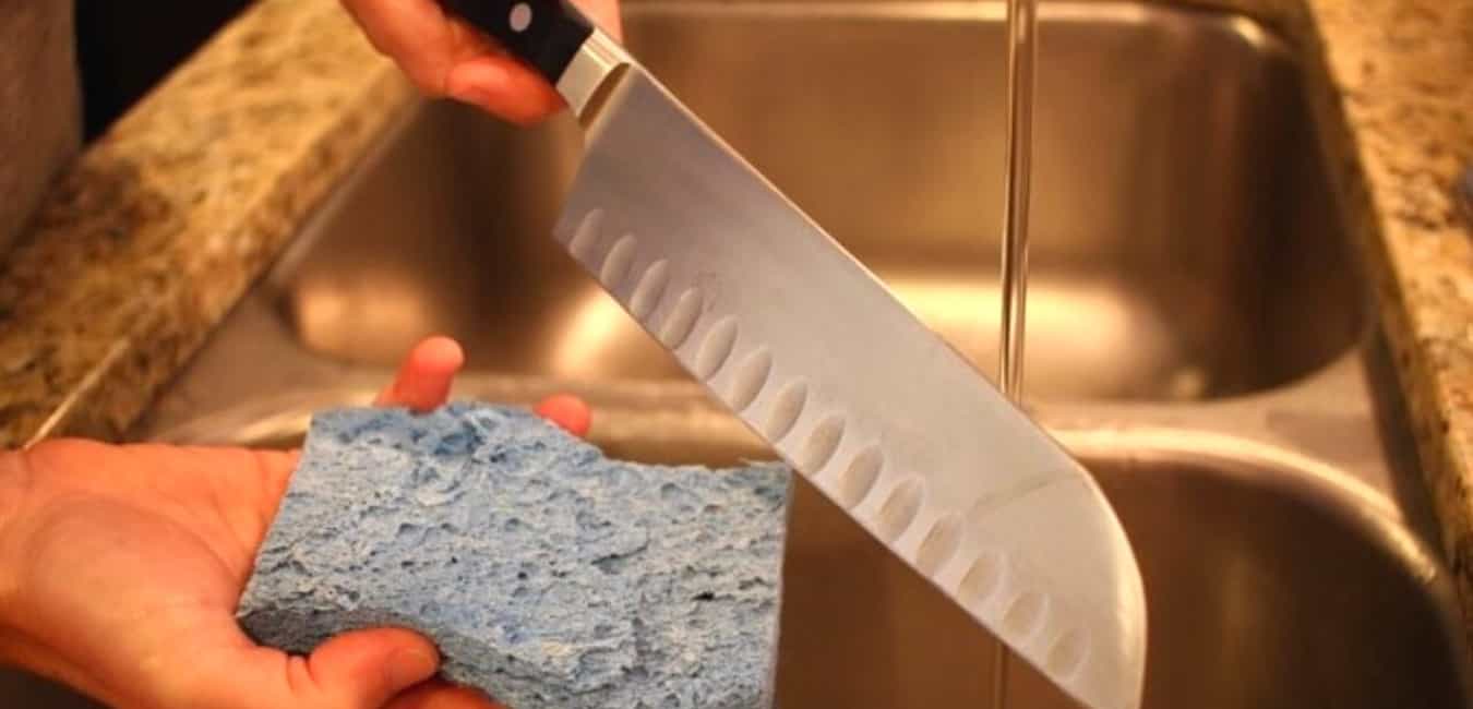 How to clean kitchen or Chef Knives