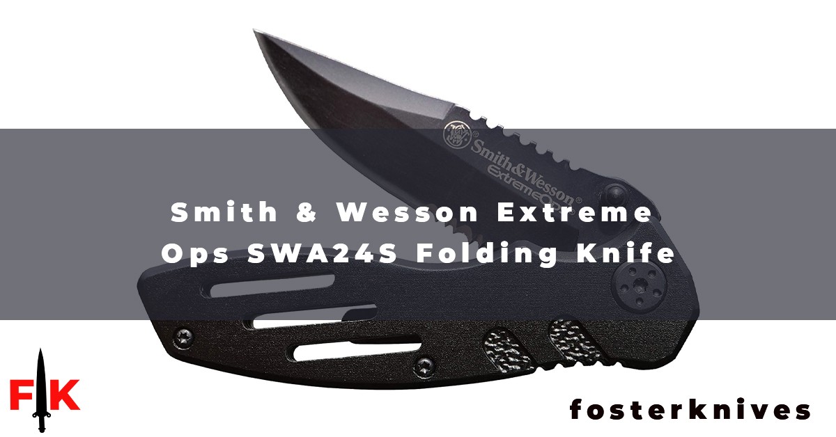 Smith & Wesson Extreme Ops SWA24S Folding Knife