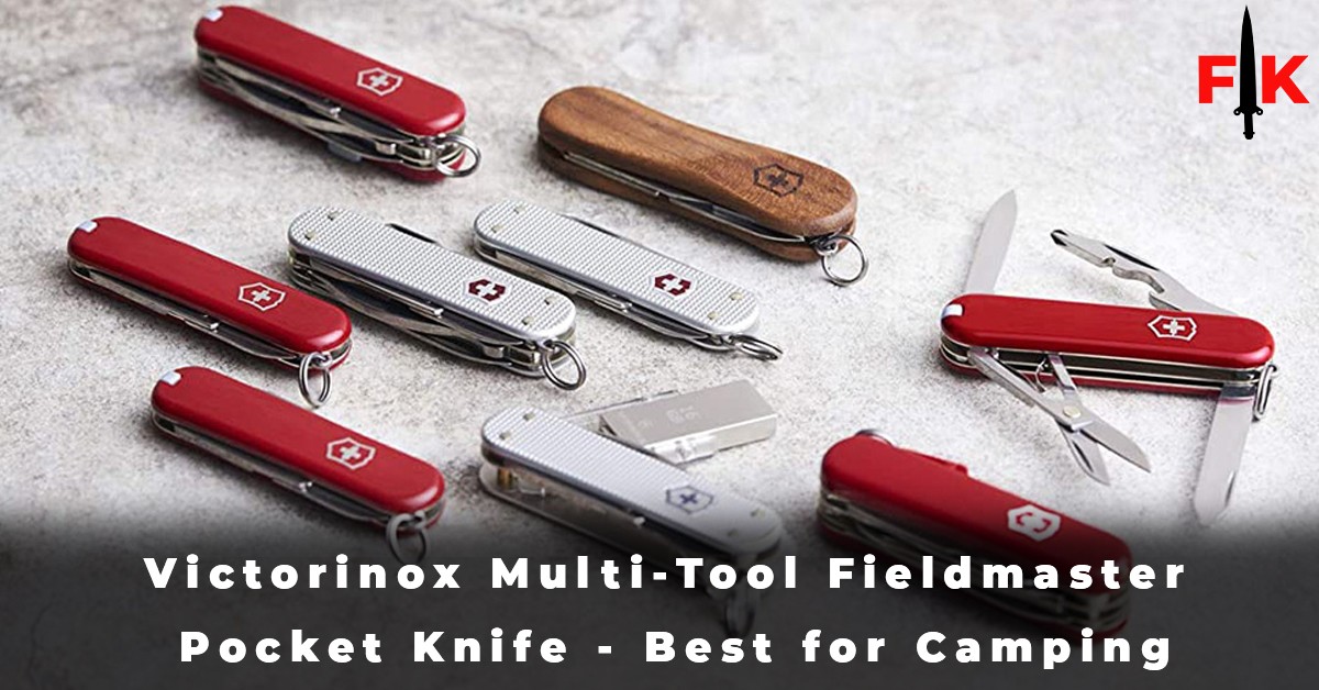 Victorinox Multi-Tool Fieldmaster Pocket Knife - Best for Camping