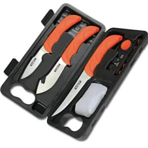Outdoor Edge WildLite, 6-Piece Field to Freezer Hunting & Game Processing Knife Set