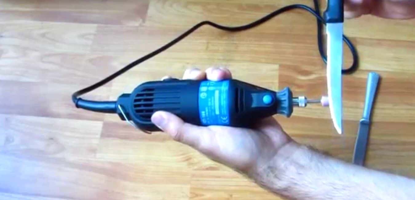How to Sharpen a Kitchen Knife with a Dremel
